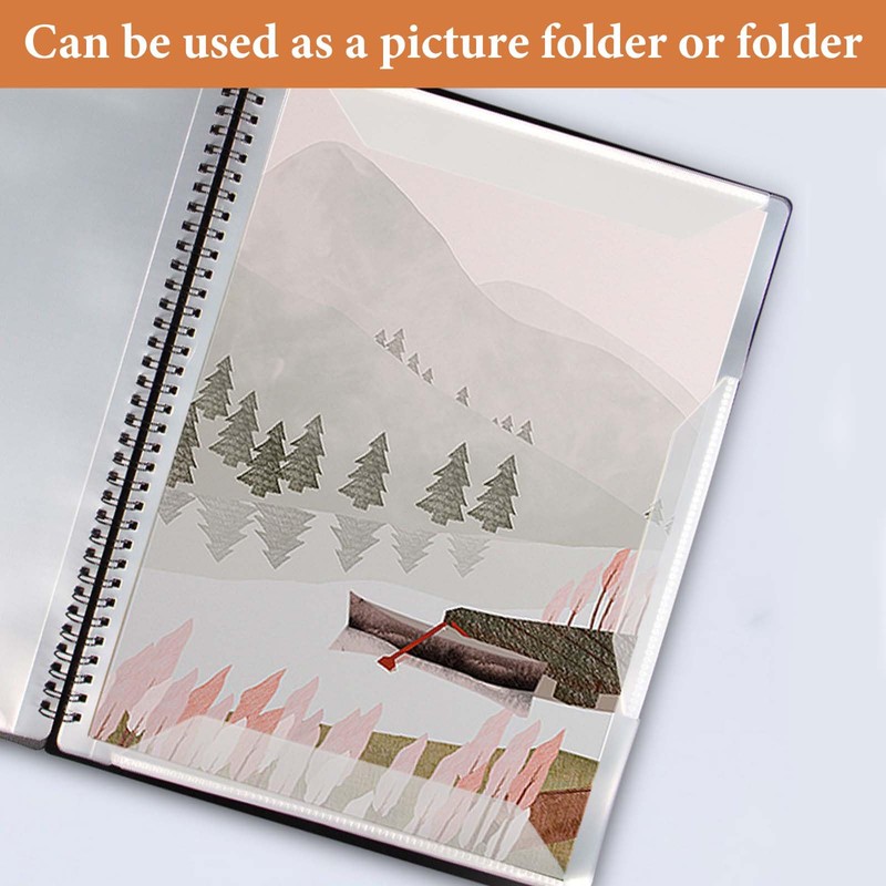 A4 Sheet Music Folder, 4 Page Expand, Writable Choir Folder,