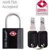 OW-Travel TSA Approved Luggage Locks Padlocks (2 Pack) Suitcase Locks