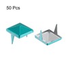 QUARKZMAN Pack of 50 Square Pyramid Studs, 10 mm Four-Claw