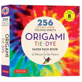Origami Tie-Dye Patterns Paper Pack Book: 256 Double-Sided Folding Sheets (Includes Instructions for 8 Models)