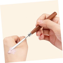 VICASKY 2Pcs Cosmetic Mixing Spatula Durable Beauty Stirring Tool for Creams Foundations and Nail Art for Beauty Salons and Home Use Versatile Mixing