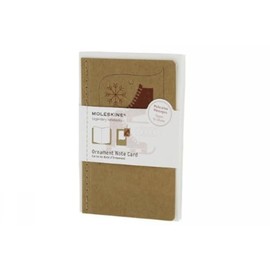 Moleskine Ornament Card Pocket - Ice Skates (Moleskine Messages)