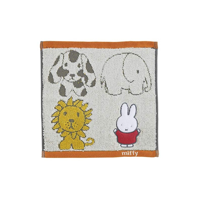 Marushin 5805013900 Miffy Hand Towel, 9.8 x 9.8 inches (25