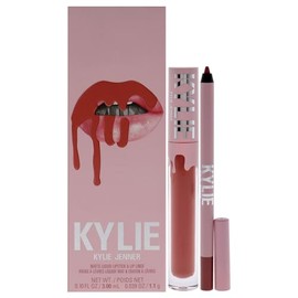 Kylie Cosmetics - Kit de labios mate 505 Autumn para mujer, 2 lápices labiales líquidos mate de 0.10 onzas, delineador de labios de 0.03 onzas