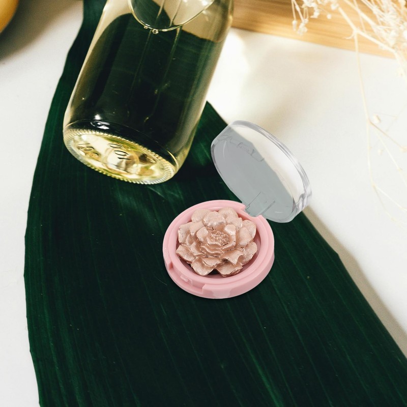 WOONEKY D Flower Design High Gloss Cheek Palette Women's Highlighter