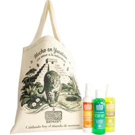 Kit Playa Completo 3x125 ml Bemaya  Protector Solar Mineral FPS 50  Repelente Natural sin DEET  After Sun Aloe Vera  Incluye Tote Bag Ecolgica  Viaje 