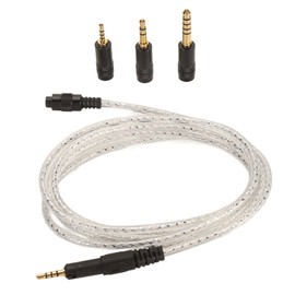 Headphone Sound Cable Silver Plated Copper Replace Sound Cable for ATH M70X ATH M60X ATH M50X ATH M40X with 2.5mm 3.5mm 4.4mm Plug