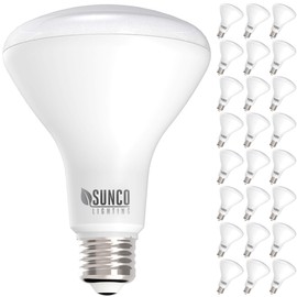 Sunco Lighting 24 Pack BR30 LED Bulbs, Indoor Flood Lights 11W Equivalent 65W, 3000K Warm White, 850 LM, E26 Base, 25,000 Lifetime Hours, Interior Dimmable Recessed Can Light Bulbs - UL & Energy Star