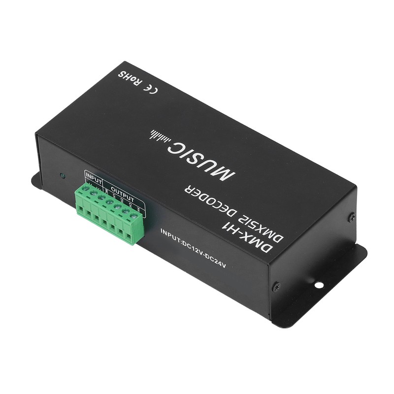 4 Channel DMX 512 Decorder Adjustable RGB Dimming LED Decorder