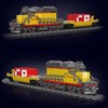 Mould King 12027 Diesel Locomotive Train Trailer Building Block Remote