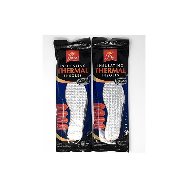 Jump Insulating Thermal Insoles - 2 pack