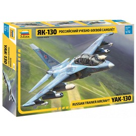 ZVEZDA 500787307 - 1:72 YAK-130, Modellbau, Bausatz, Standmodellbau, Hobby, Basteln, Plastikbausatz, Unlackiert