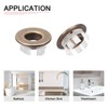 DTGN 30 x 13.5mm (D x D) Sink Overflow Cover