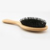 Roarrter Boar Bristle Hair Brush Natural Beech Comb Hairbrush for