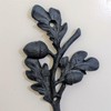 Fyne-Finds Metal Grey Rustic Wall Door Hook Clothes Coat Hat
