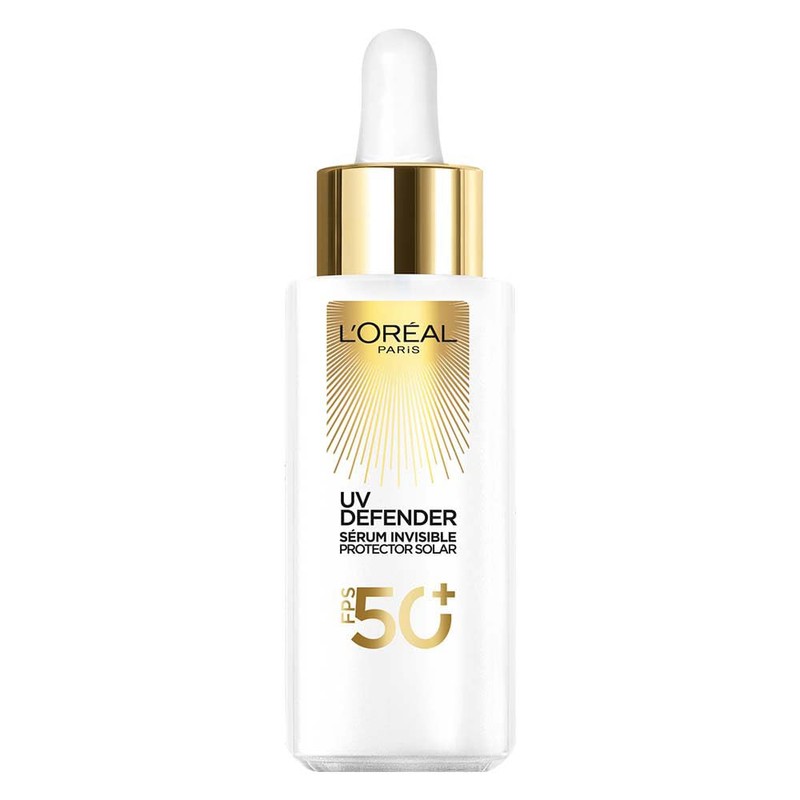 LOréal Paris Sérum Protector Solar Invisible FPS 50 anti-manchas y