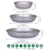 Boundless Voyage Ultralight Titanium Pan Dish Plate with Carry Mesh