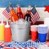 Didaey 24 Pack Galvanized Metal Buckets Bulk 6 Inch Small