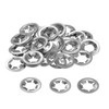 sourcing map 50PCS Internal Tooth Push on Locking Washers M10