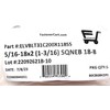 (5) 5/16-18x2 Stainless Steel Elevator Bolt Square Neck (1-3/16 Diameter