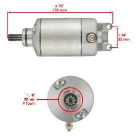Caltric Starter And Relay Solenoid for Arctic Cat 400 Dvx 2004 2005 2006 2007 2008