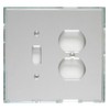 GlassAlike® TV/Cable Acrylic Mirror Plate (3/8" diam. Hole)