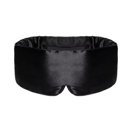 Schlafmaske Verdunkelung, Atmungsaktive Augenmaske Mit Breitem Kopfband Für Herren Und Frauen Schwarze Weiche Augenabdeckung Zum Schlafen Mit Verstellbarer Für Pausen Und Den Nachtschlaf