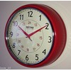 STUNNING SHABBY CHIC RETRO STYLE KITCHEN WALLCLOCK RED