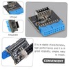 OSALADI USB Front Panel Adapter Compact Easy Installation for Motherboard