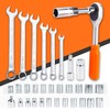 CARTMAN 238-Piece Socket Wrench Auto Repair Tool Combination Package Mixed