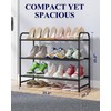 Kitsure Shoe Rack - Stainless Steel Shoe Organizer, Sturdy Shoe