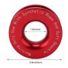 KIMISS Snatch Ring, Winch Snatch Recovery Ring 41000 lbs Break