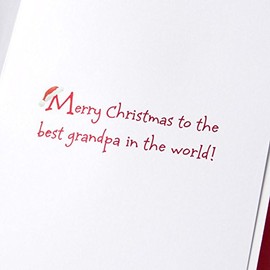 For You, Grandpa -Christmas Card With Polar Bear