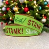 Lime Green Stink Stank Stunk Wired Edge Ribbon, 2 1/2"