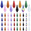 38mm Colorful Suncatcher Crystal Icicle Prisms,Glass Chandelier Drops Pendant DIY