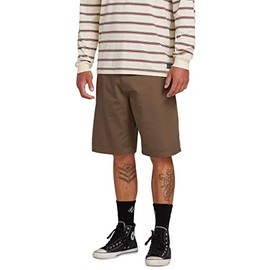 Volcom Men's Vmonty Chino Shorts, Mushroom, 38
