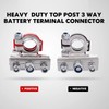 5Pair Car Battery Terminals Top Post Cable Connector Clamps Clips