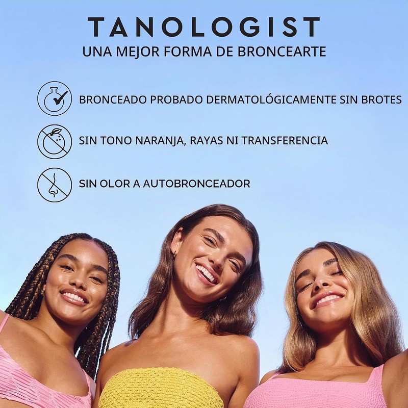 TANOLOGIST, Self Tan Drops, Serum Autobronceador Facial y Corporal con