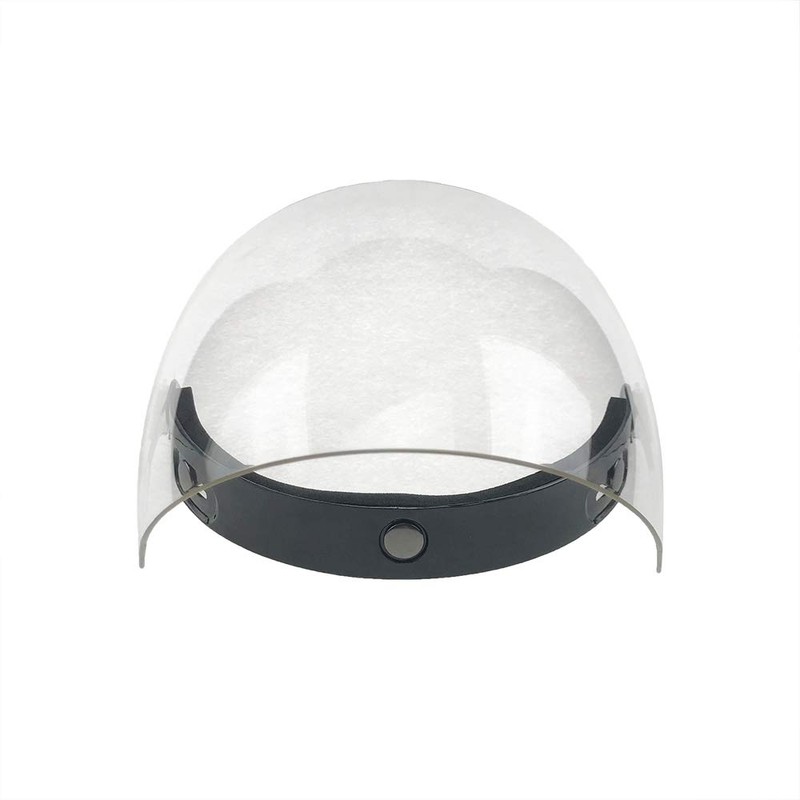 WANCAR Motorcycle Retro Flip Up Visor Wind Face Shield Lens