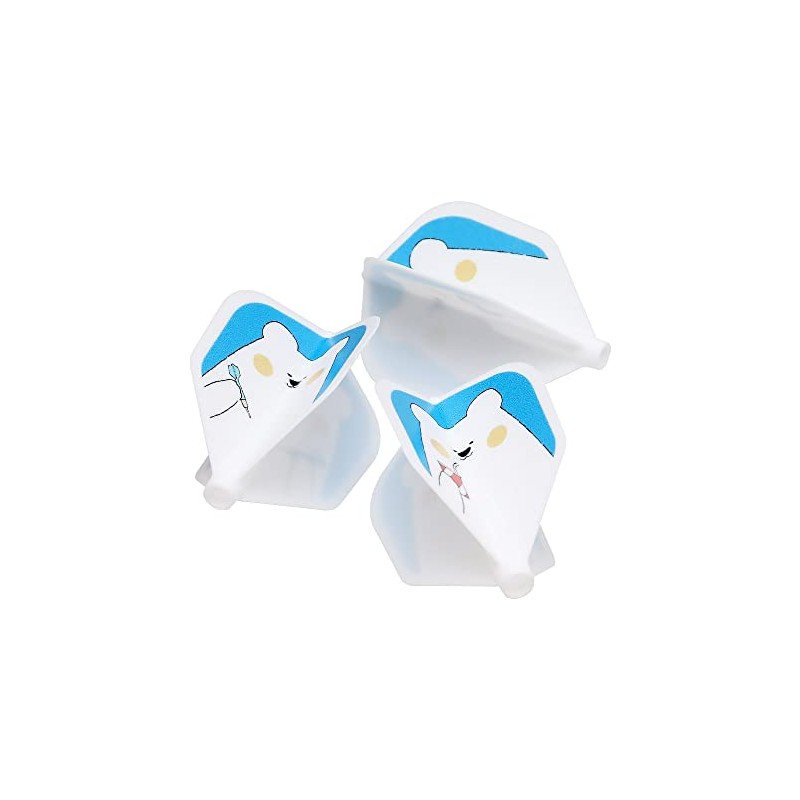 D.CRAFT Deekraft Fit Flight Fit Flight White Darts Flight White