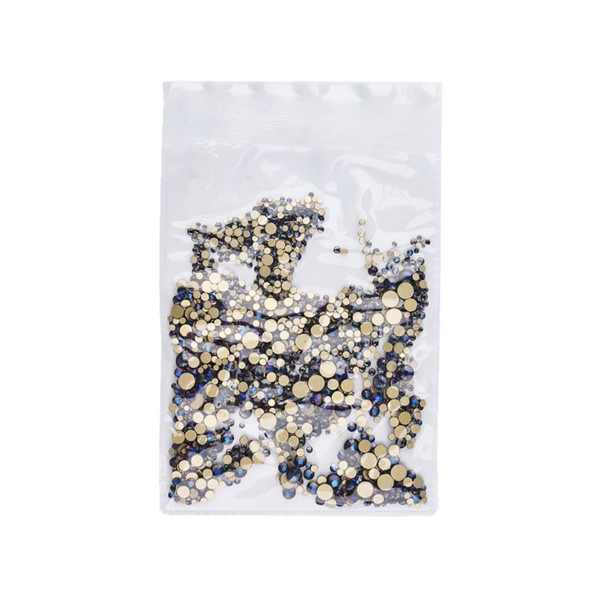 Baluue 1440pcs Mixed Nail Rhinestones Flatback Ab Water Diamonds for