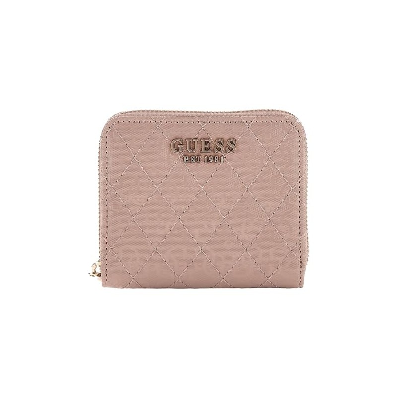 GUESS Yarmilla SLG Zip Around Wallet S Taupe, taupe, Elegant