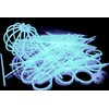 NEON FUN 100 Glow Sticks Cold White Includes 100x TopFlex