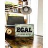 30 x 20 cm metal sign, funny saying, office sign,