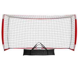 12ftx6ft Portable Soccer Goal for Backyard Teens/Adults, Soccer Net for Home Backyard Practice Training Goals Soccer Field Equipment - Color: blue