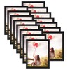 HORLIMER 8x10 Picture Frame Set of 15, Black Picture Frames