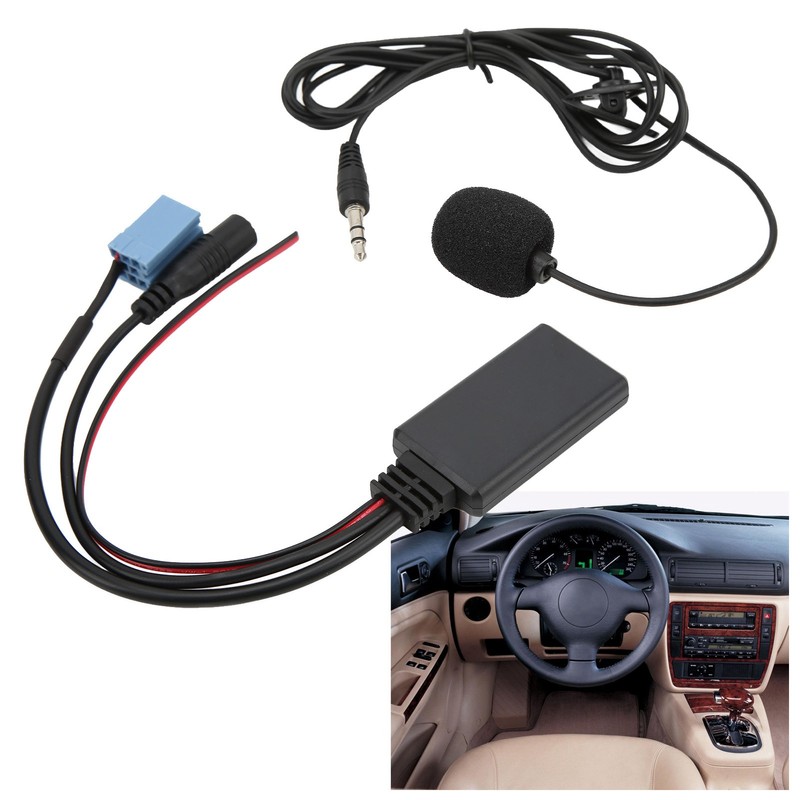 Bluetooth5.0 AUX IN Cable 3.5mm Jack ISO 8Pin 7 607