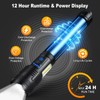 MILAOSHU Rechargeable Flashlights 990000 High Lumen, 5000 ɱAh ΒATTERY LED