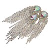 Rhinestone Tassel Shoulder Epaulet Decorative Shoulder Board Badge DIY Exquisite