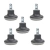 5PCS Bell Glides Replacement Office Chair Swivel Caster Wheels to